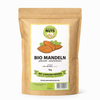 Bio Mandeln naturbelassen von Awesome Nuts im wiederverschließbaren Frischebeutel, freigestellte Produktabbildung auf weißem Hintergrund