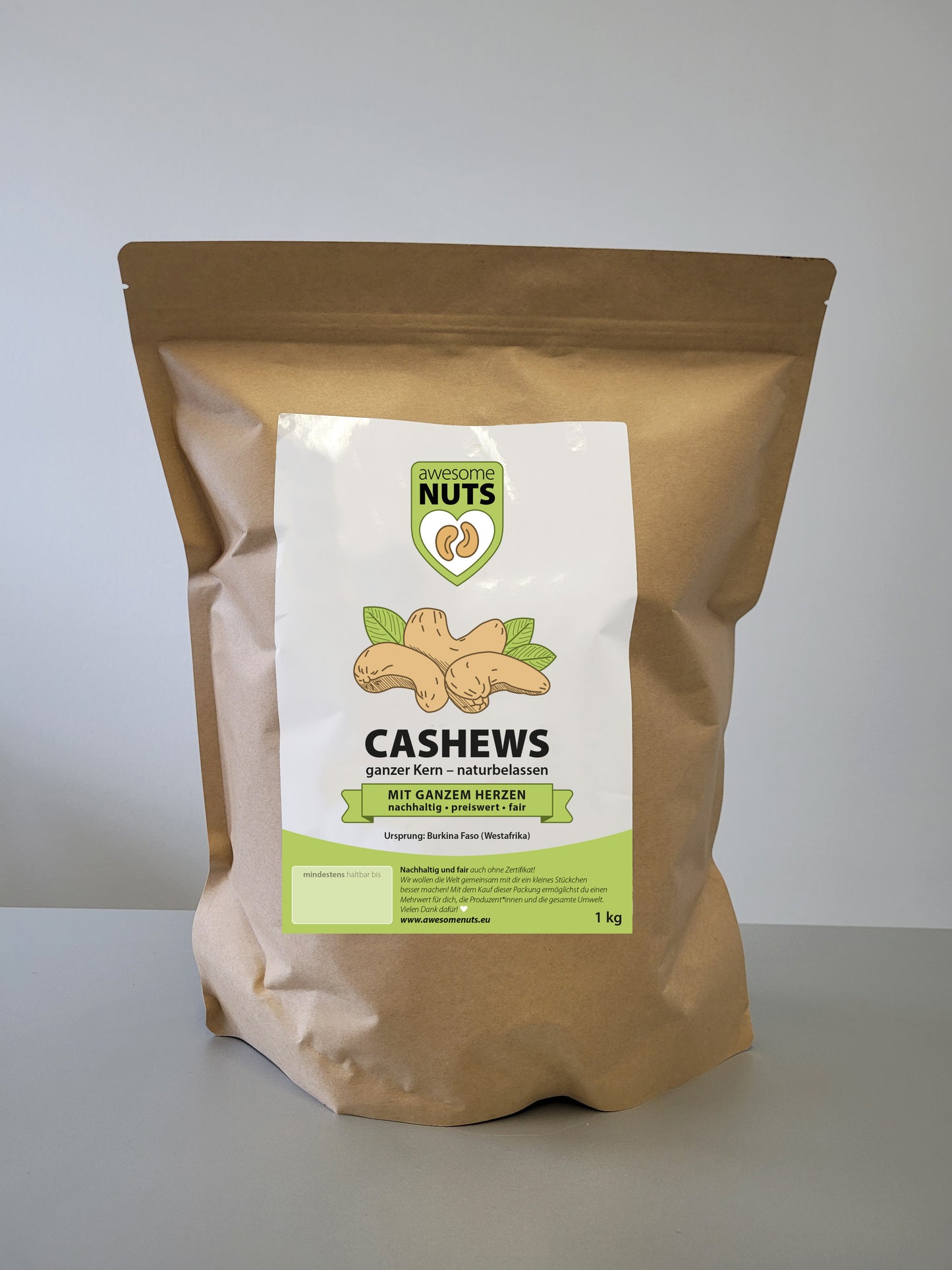 Cashew natur - ganzer Kern